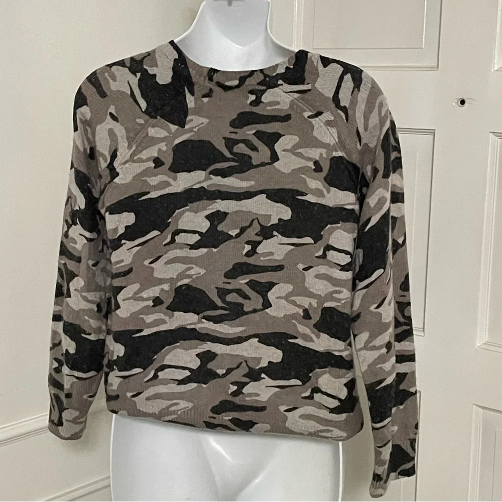 Monrow camo crewneck